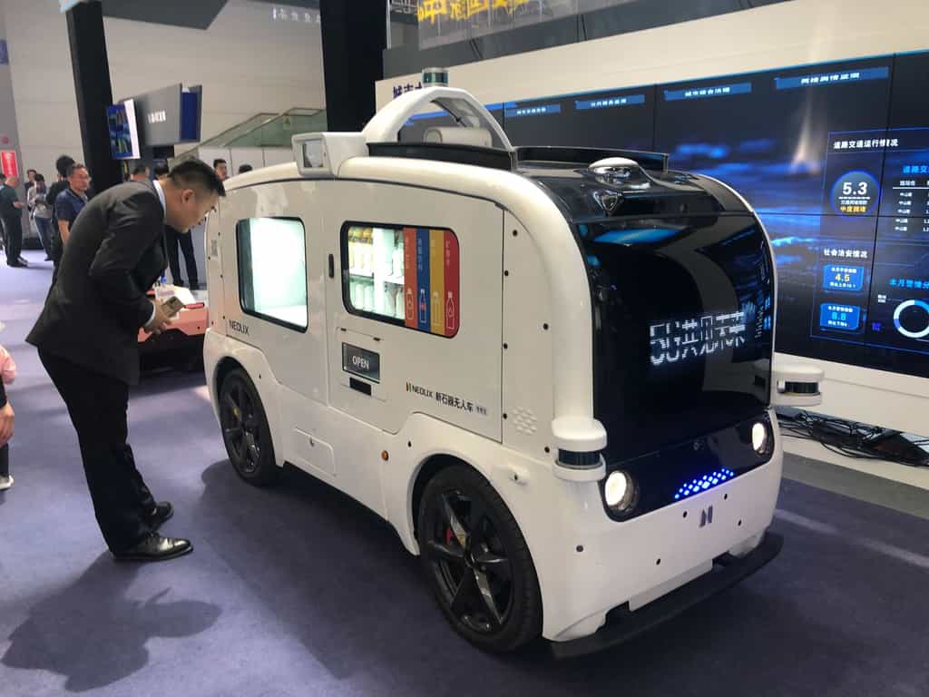 Ces deux derniers mois, la startup chinoise Neolix a enregistré une forte demande de camionnettes de livraison autonomes. © Courtesy of Neolix