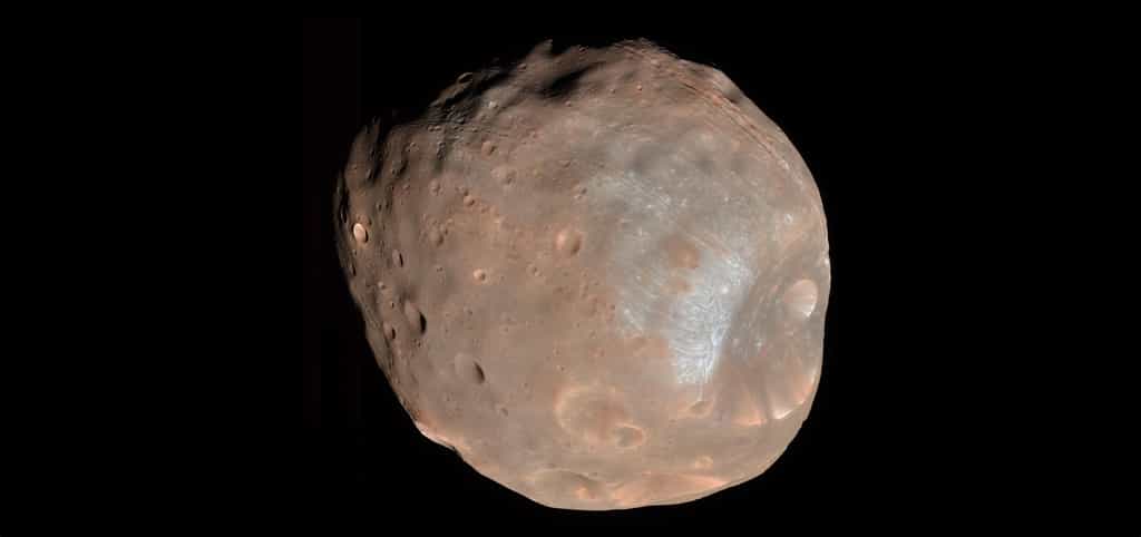 Portrait de Phobos par Mars Express. © ESA