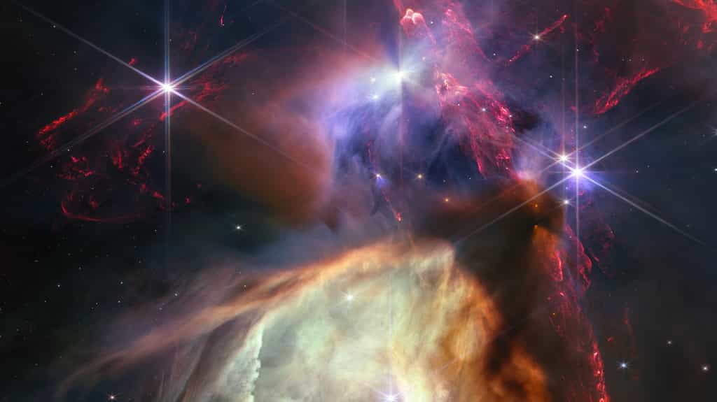 Le nuage de Rho Ophiuchi est aussi appelé complexe de nuages de Rho Ophiuchi. © ESA, Nasa, CSA