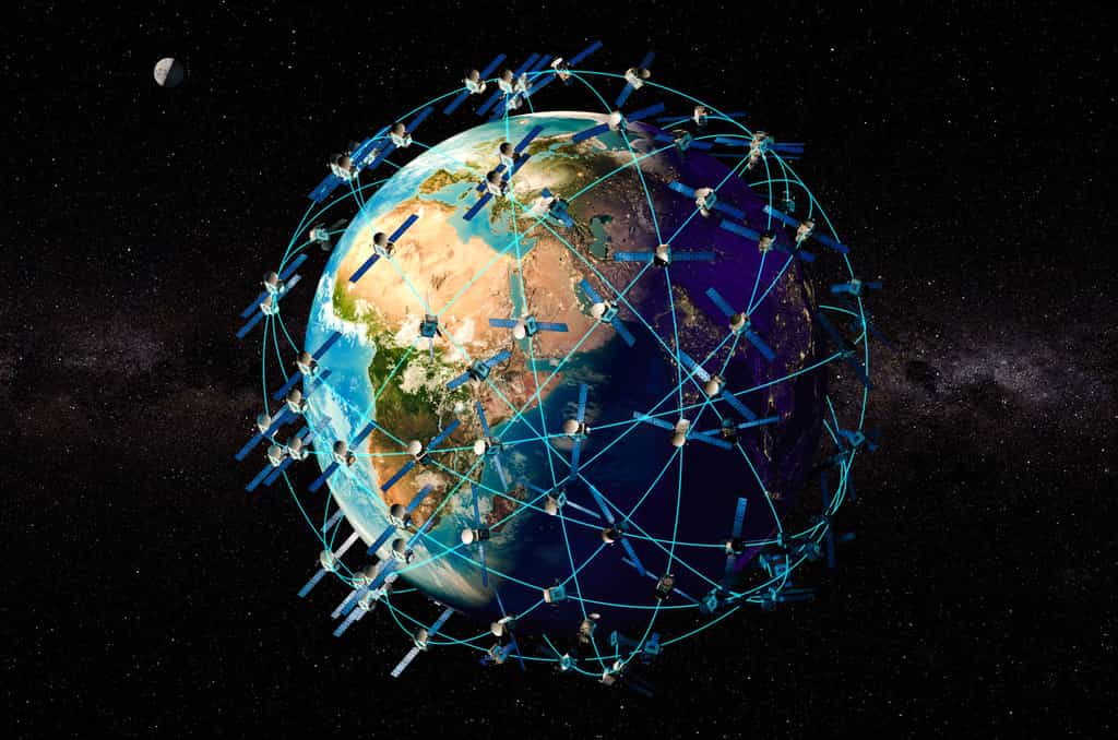 Quelque 500 satellites en orbite sont des satellites de reconnaissance, des « satellites espions ». © alexlmx, Adobe Stock