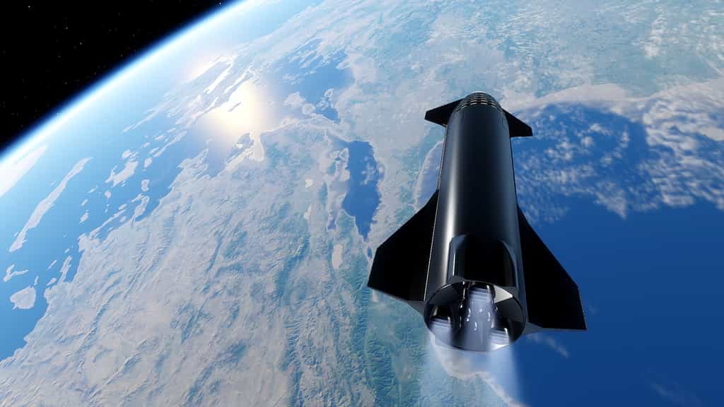 Le vol test est imminent ! Il sera toutefois sensiblement différent d'un vol de routine comme l'imagine SpaceX. © Aleksandr, Adobe Stock