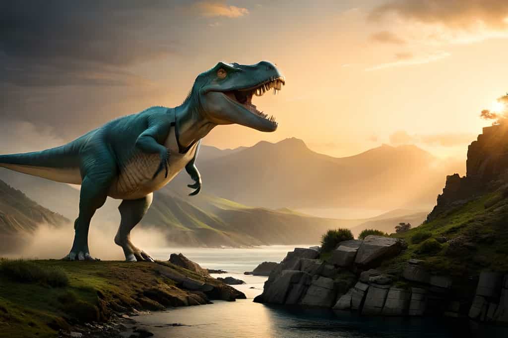 Les fossiles que l'on pensait être associés à de jeunes Tyrannosaurus rex seraient finalement ceux d'une autre espèce de tyrannosaure nain ! © Ahmad05, Adobe Stock