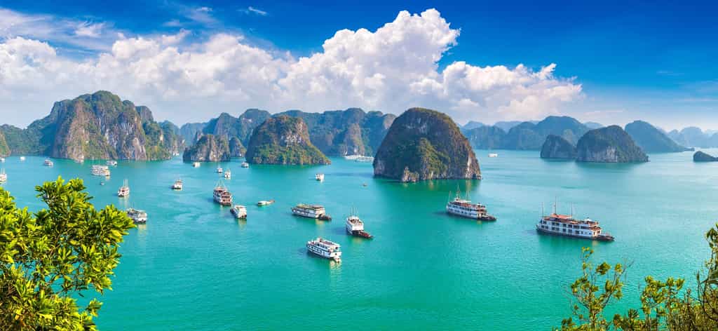 Partir au Vietnam pour découvrir la magnifique Baie d'Halong. © Sergii Figurnyi, Adobe.