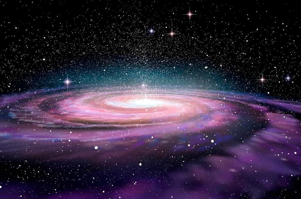 Selon des données d’une précision inégalée, la Terre se situerait à « seulement » 25.800 années-lumière de Sagittarius A*. © Alexandr Mitiuc, Adobe Stock