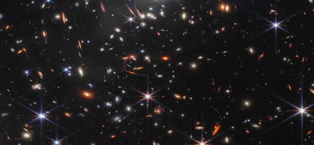Image extraite du premier Deep Field capturé par le télescope spatial James-Webb. © Nasa, ESA, CSA, and STScI