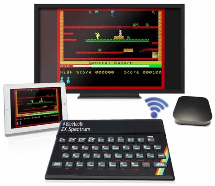 Le clavier Bluetooth aura-t-il des touches en gomme tendre comme le ZX Spectrum de l'entreprise de sir Clive Sinclair, qui fit fureur il y a trois décennies ? © Elite Systems