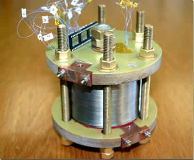 Le fil de bismuth-2212 (Crédit : National High Magnetic Field Laboratory).