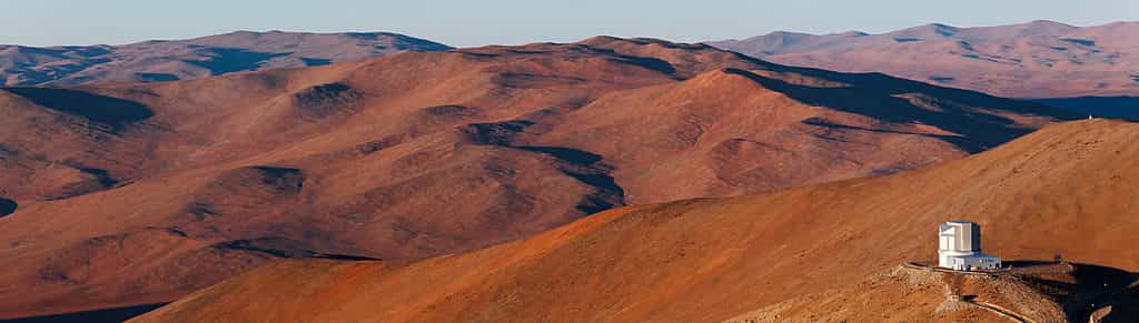 Le désert d'Atacama est une région hyperaride située dans le nord du Chili. C'est l'endroit qui abriterait les zones recevant le moins de précipitations au monde. À Arica, il tombe en moyenne 0,8 mm de pluie par an. © B. Tafreshi, Eso, cc by sa 3.0