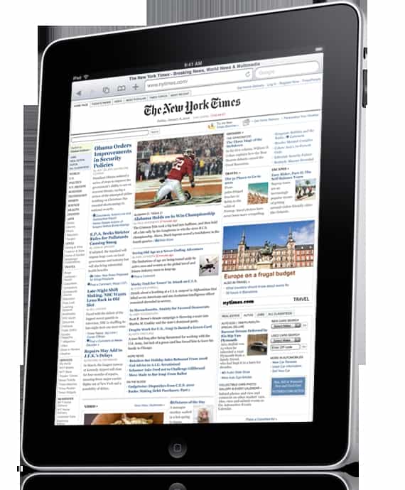 L'iPad, pionnier, aura bientôt un successeur. © Apple