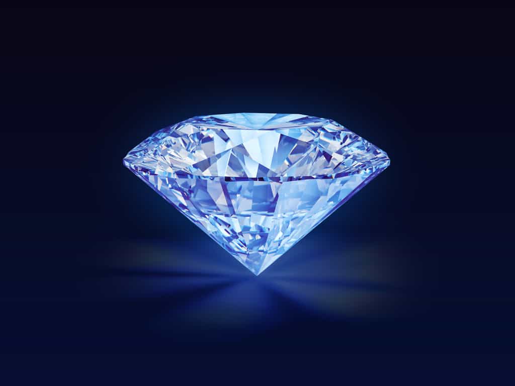 Le diamantaire russe Alrosa va commercialiser des diamants fluorescents. © Alrosa
