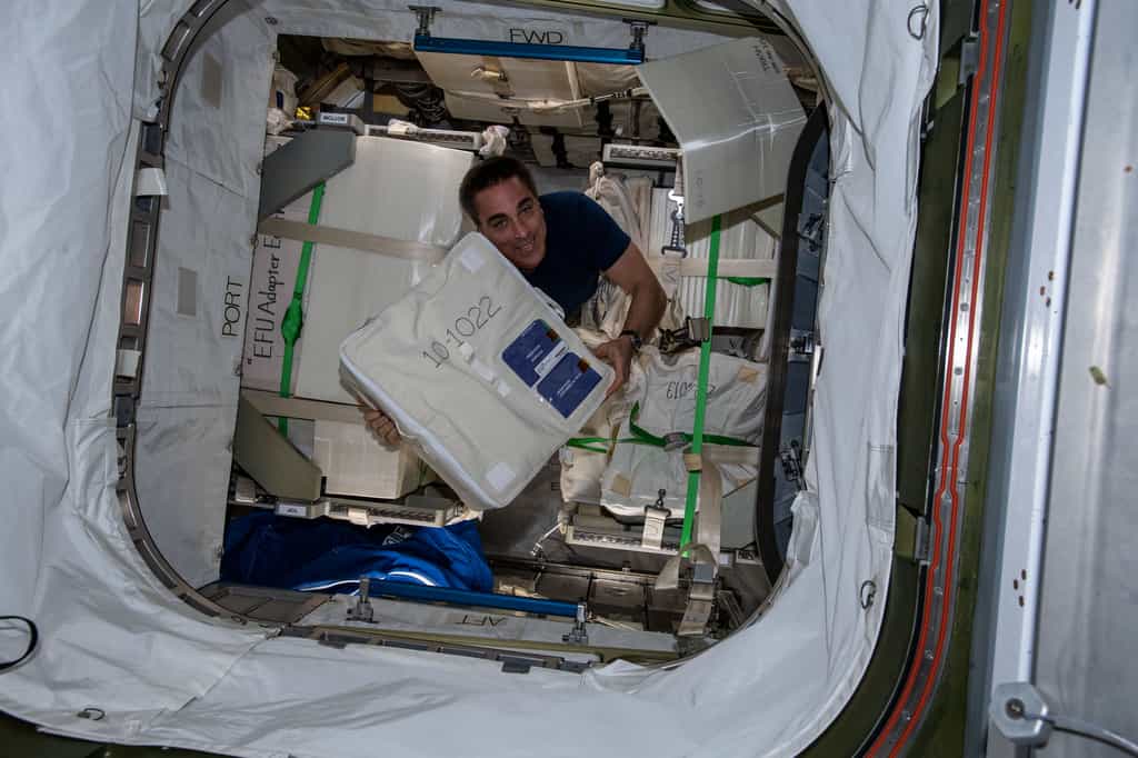 La Station spatiale internationale ne compte que six places pour sept astronautes. © Nasa