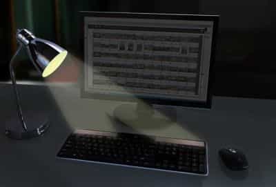 Le Logitech Wireless Solar Keyboard K750 récupère un peu de la lumière inutile. © Logitech
