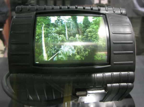 Cet écran Oled de 8,2 par 6,1 centimètres affiche en QVGA 1,67 million de couleurs. © TechOn / UDC / LG Display
