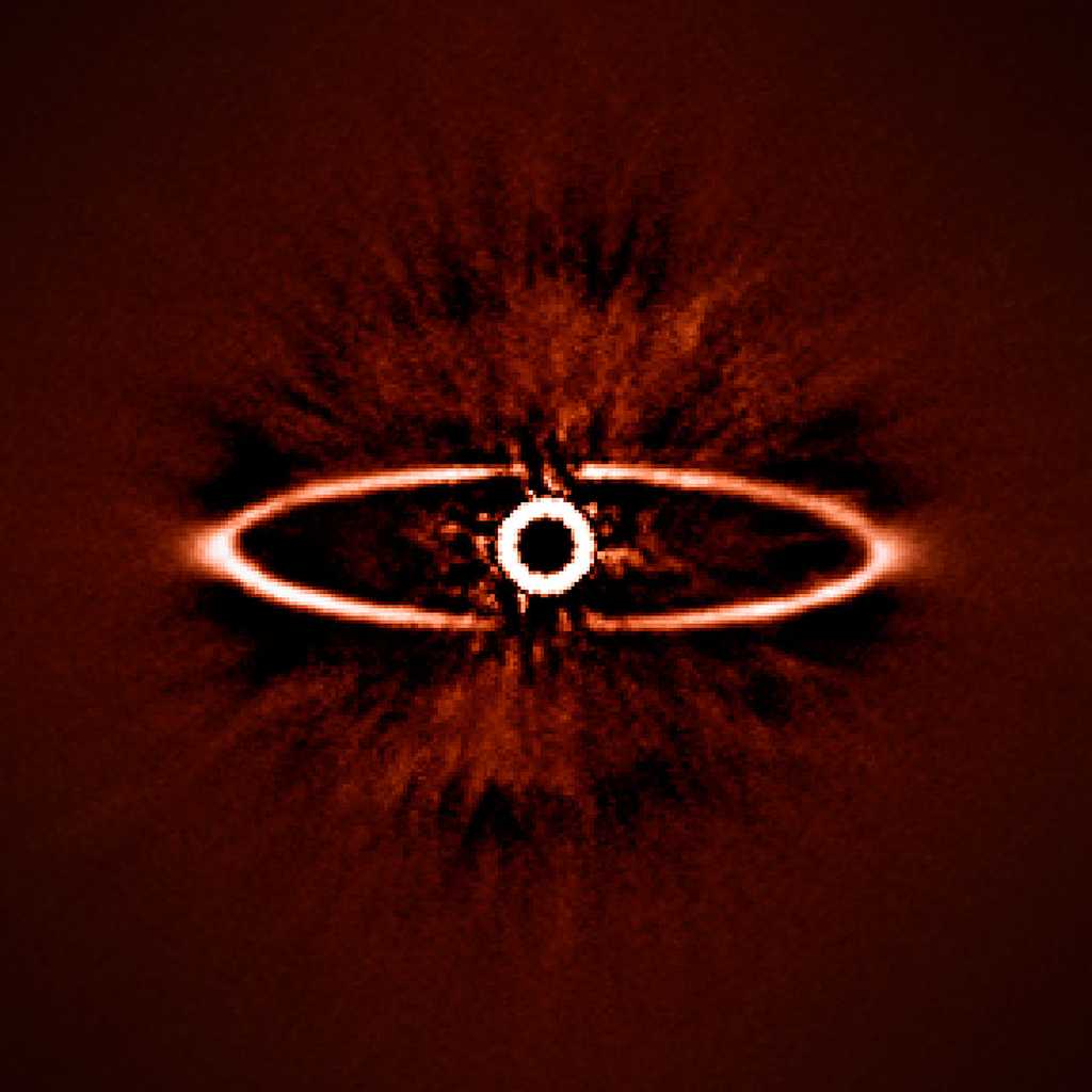 Un disque de poussière autour de l'étoile HR 4796A