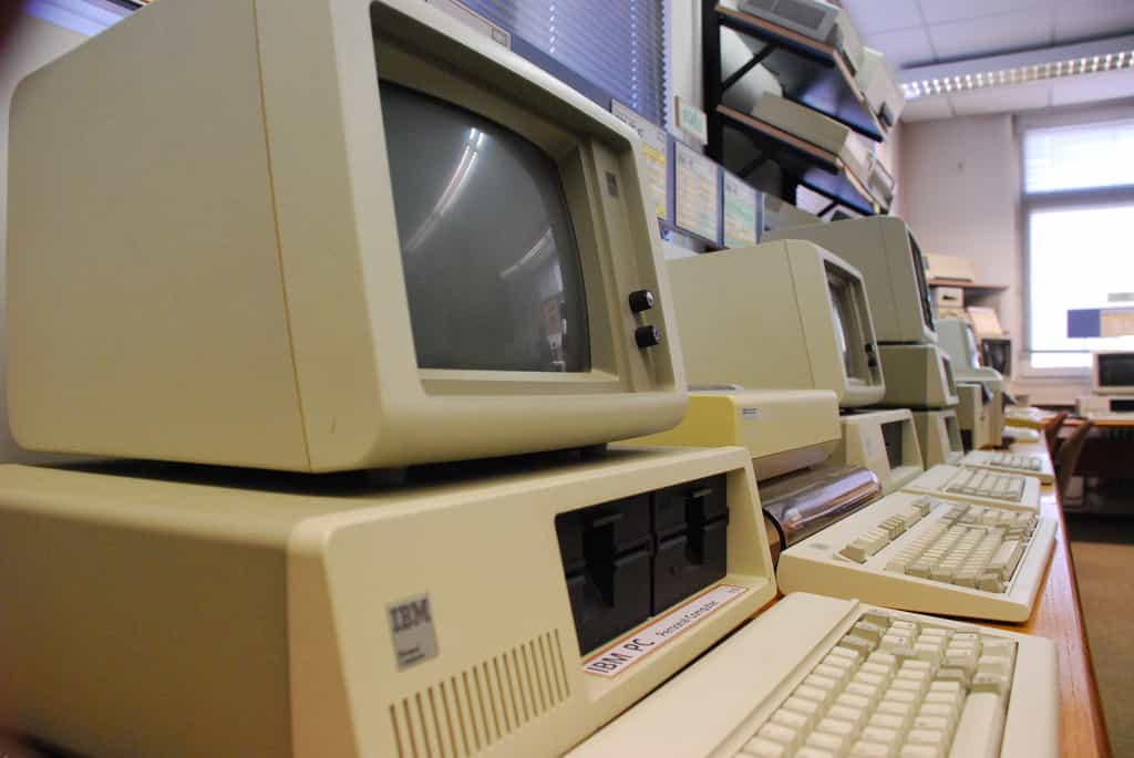 L’IBM 5150 PC, son nom officiel, avec son look sérieux, a changé l’histoire de l’informatique personnelle. © Medienzeitmaschine/Flickr CC by-nc-sa 2.0