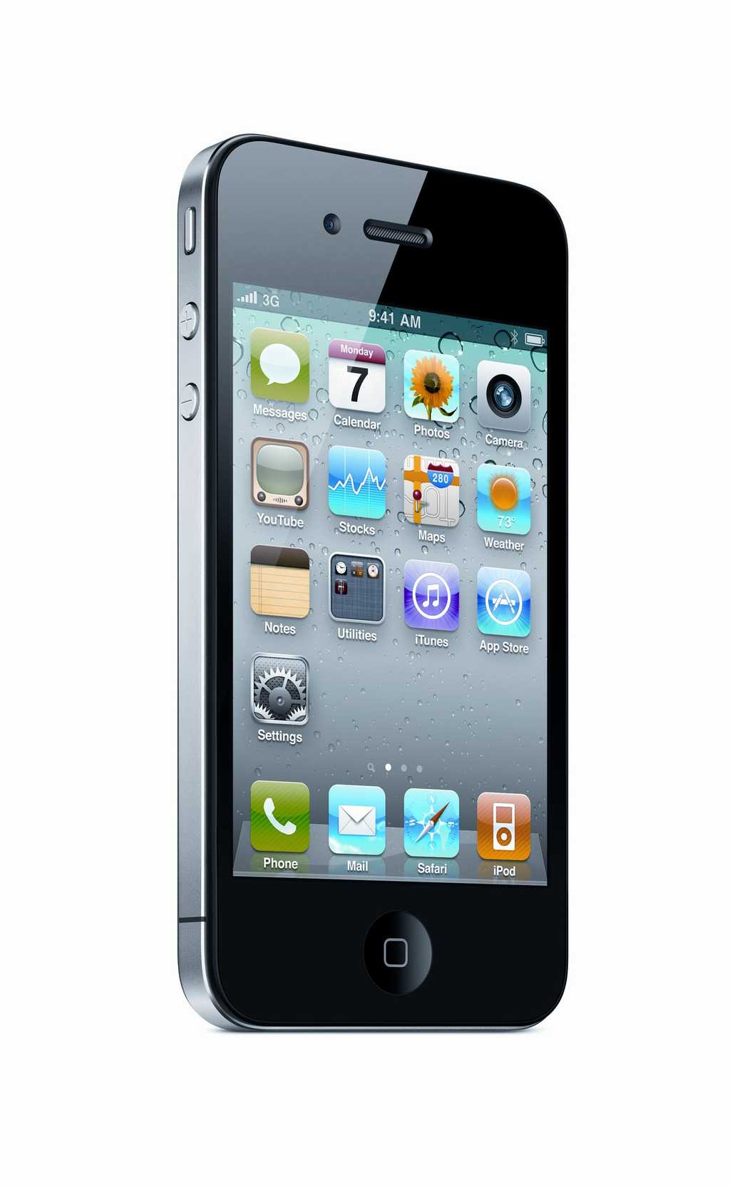 Le système d'exploitation de l'iPhone 4 est multitâche et l'appareil permet d'acheter des livres électroniques dans la boutique en ligne de Apple. © Apple