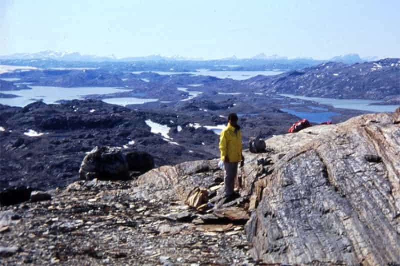 Une vue de la région d'Isua au Groenland. © Tokyo Institute of Technology