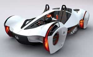 Votre voiture de demain ? La Honda Air, concept car au moteur à air comprimé. © Honda