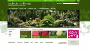 Le nouveau site Internet du Jardin des Plantes de Paris. © DR