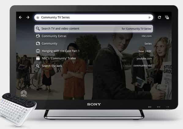 Le Web sur le téléviseur, c'est le choix facile des chaînes de télévision mais aussi de toutes les vidéos d'Internet. © Sony