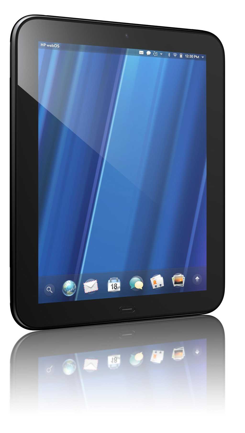 La tablette de HP, baptisée TouchPad, tourne sous un système d'exploitation efficace mais isolé : WebOS. © HP