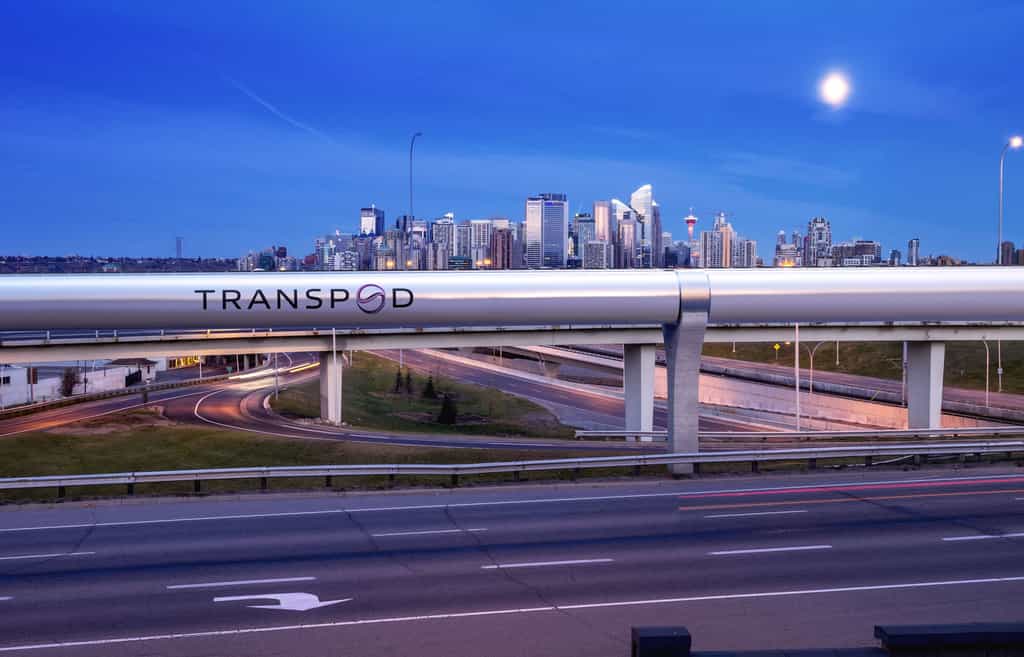 TransPod est une société canadienne qui développe un projet de train subsonique Hyperloop. © TransPod
