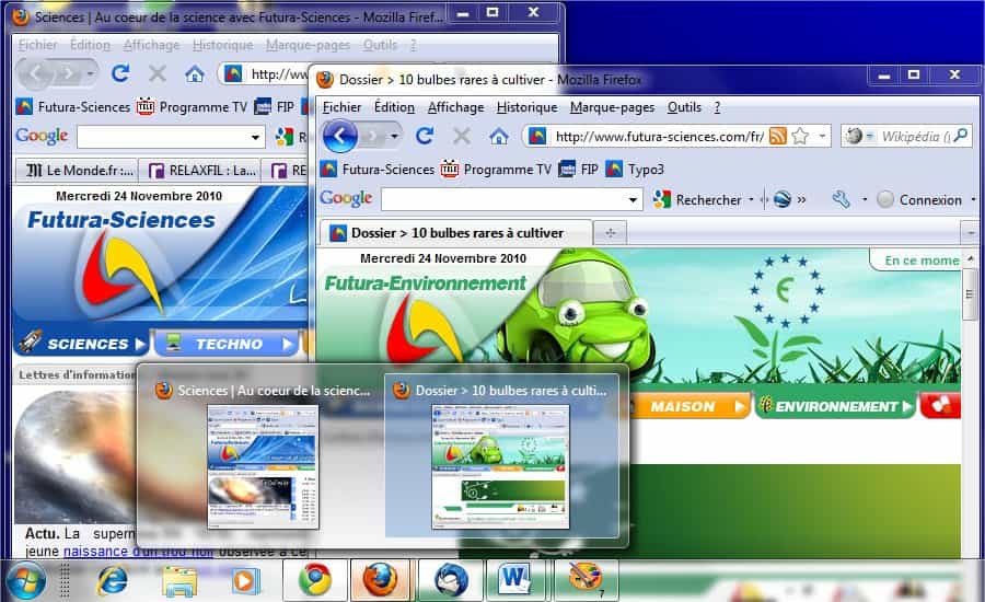 Windows 7. Après l'accueil glacial qu'a subi Vista, Windows 7 est reçu plus chaleureusement. Il n'entraîne pas l'enthousiasme mais apporte quelques fonctions bienvenues... Mais pas de révolution : 25 ans plus tard, les fenêtres sont toujours là. Le changement conceptuel des interfaces viendra-t-il des smartphones ? © Futura-Sciences