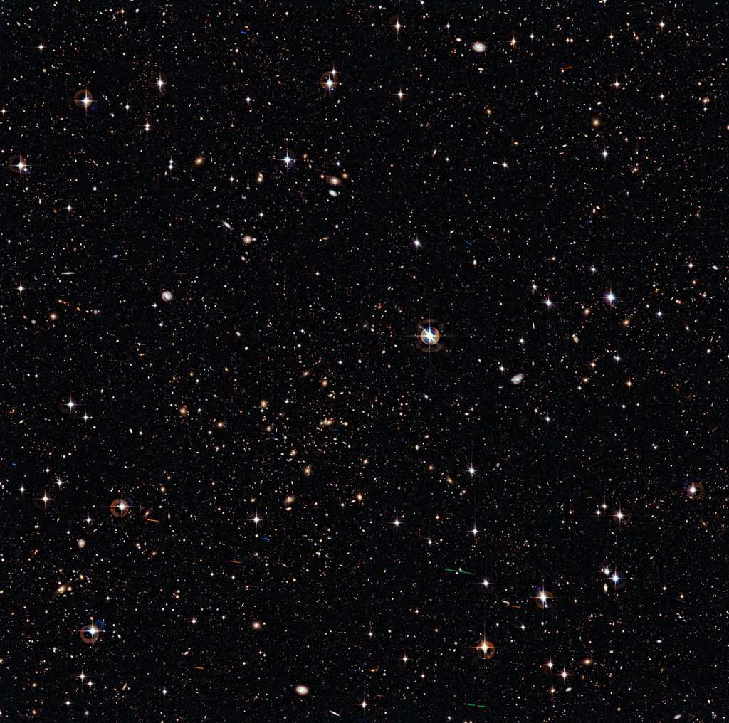 Aussi loin que porte notre regard, l'Univers est peuplé de milliards d'étoiles de sorte qu'il serait invraisemblable que la vie soit apparue seulement sur la Terre. Crédit Eso