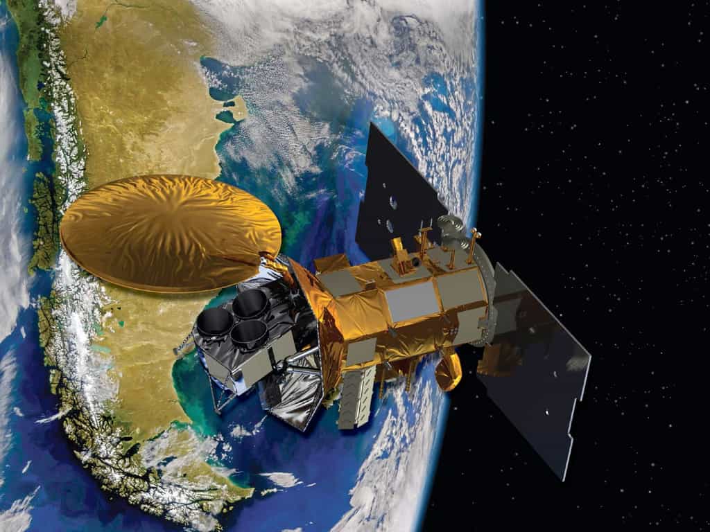 Sac-D est un satellite argentin d'observation de la Terre, auquel ont participé de nombreux pays, dont la France, en fournissant des instruments. Son lancement est prévu le 9 juin. © Nasa