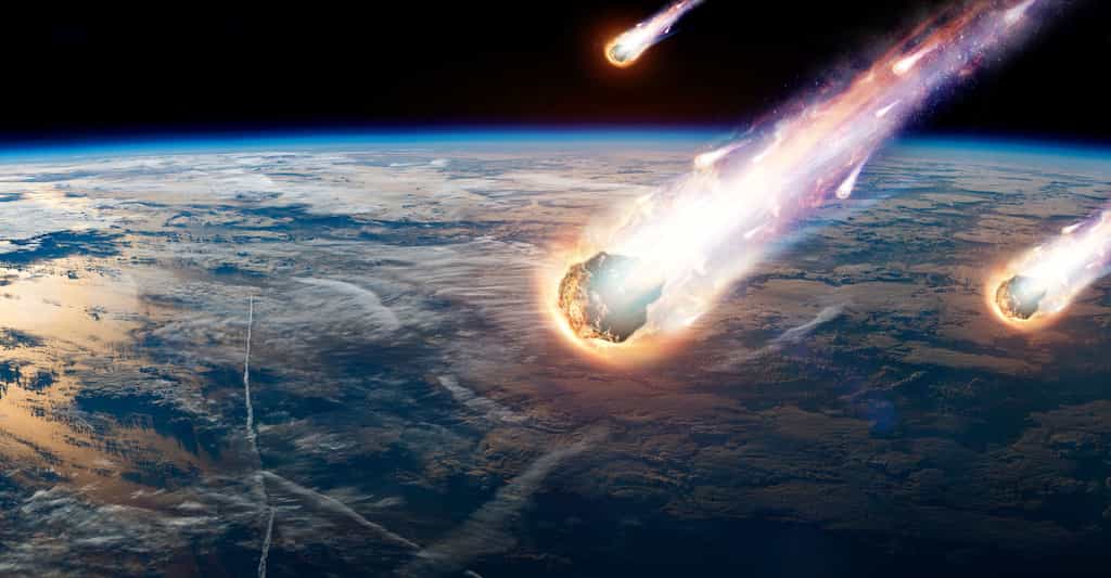L’analyse d’une météorite particulièrement bien conservée permet aux scientifiques de confirmer que l’eau a dû être apportée sur Terre par des astéroïdes. © Aliaksandr Marko, Adobe Stock