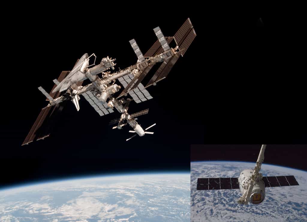 En démontrant qu'il était possible à un engin ni russe ni américain de s'amarrer à la Station en sécurité, l'ATV a facilité la tâche à SpaceX qui s'est appuyé sur ce programme pour préparer sa capsule Dragon. © Nasa