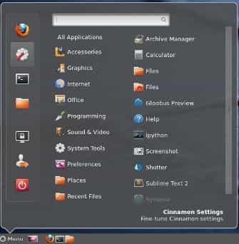  Linux Mint 14 (Nadia) propose deux types d'interface. Mate se destine aux PC les moins véloces, et Cinnamon permet d'afficher plus d'effets spéciaux. Le menu d'accès aux logiciels et aux réglages est différent et le gestionnaire de fichiers se rapproche de Windows Explorer. Cinnamon dispose également d'un système qui facilite l'utilisation de plusieurs bureaux virtuels. © Sylvain Biget, Futura-Sciences