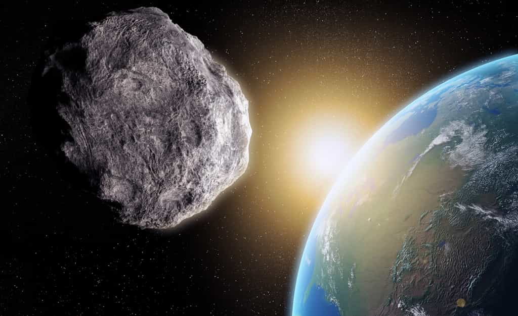 Illustration d'une météorite se dirigeant vers la Terre. © shutterstock Mopic