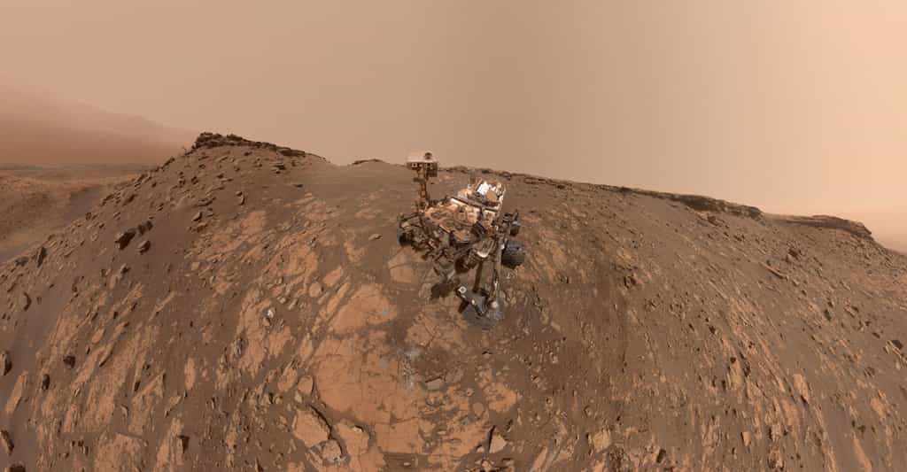 C’est en tournant sa Mastcam vers le ciel martien que le rover Curiosity a capturé des images de la Terre et de Vénus telles que vues depuis le sol de la Planète rouge. © JPL-Caltech, MSSS, Nasa 