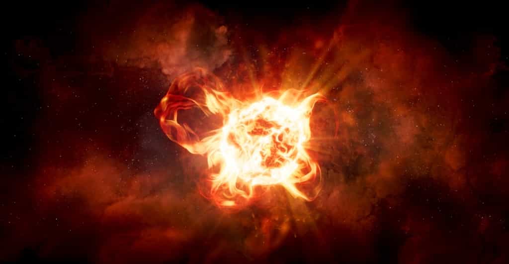 Des astronomes ont créé une carte en trois dimensions d’une étoile hypergéante. Leur objectif : comprendre les processus qui mènent à la mort de ces monstres de l’espace. © Nasa, ESA, Hubble, R. Humphreys, University of Minnesota, J. Olmsted, STScI
