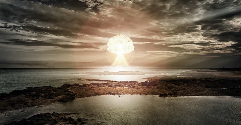 Des chercheurs de l’Institut d’études géologiques des États-Unis montrent comment une explosion nucléaire peut provoquer une tempête géomagnétique. © magann, Adobe Stock