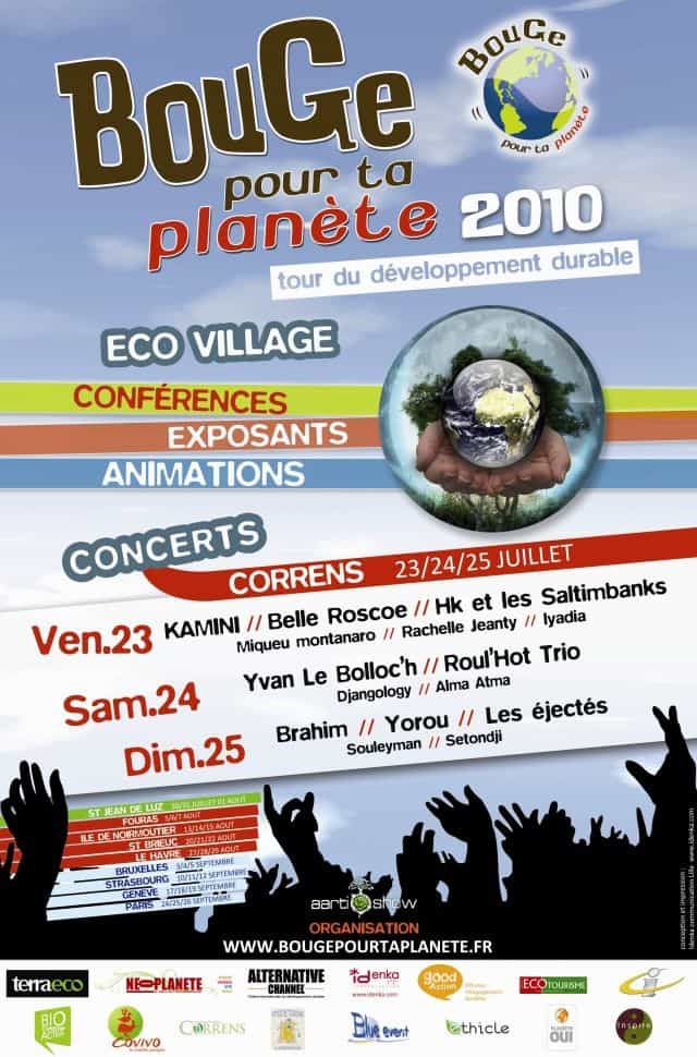 La première édition du festival "Bouge pour ta planète" démarre demain à Correns, dans le Var. Crédits DR.