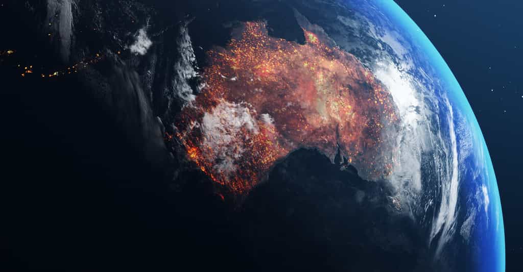 Des chercheurs de l’université de Harvard (États-Unis) nous apprennent aujourd’hui que les fumées émises par les incendies qui ont ravagé l’Australie il y a quelques mois ont atteint des altitudes records. © artegorov3@gmail.com, Adobe Stock