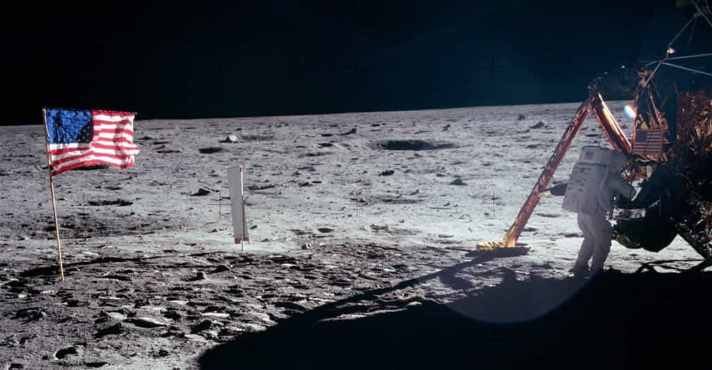 Il y a presque 50 ans, Neil Armstrong était le premier Homme à poser le pied sur la Lune. Donald Trump compte bien que le prochain soit lui aussi un Américain. © Nasa, domaine Public
