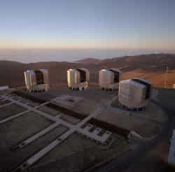 Le Very Large Telescope la ou se trouve installé GIRAFFECrédit : cosmiverse.com