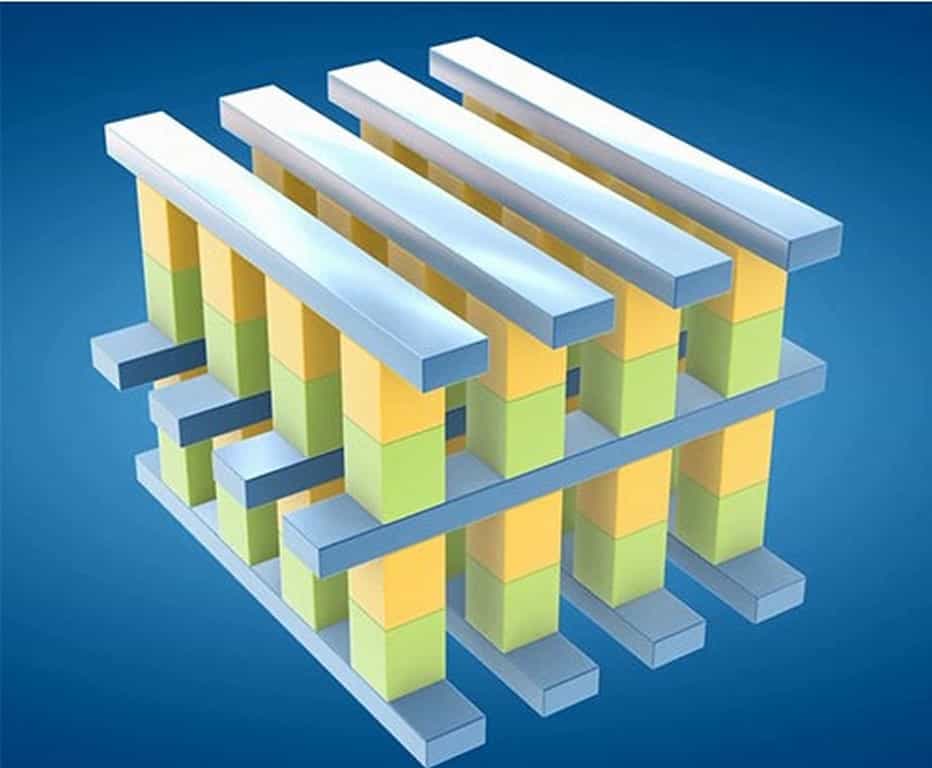 Associé à Micron Technology, Intel a développé un nouveau type de mémoire non volatile qui, selon lui, représente la première innovation majeure depuis l’introduction de la mémoire Flash NAND en 1989. © Intel