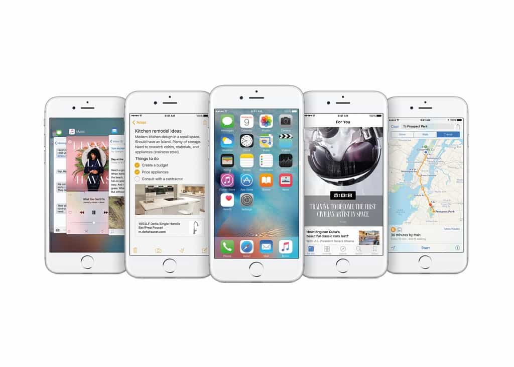 Les mises à jour iOS 9 et Watch OS 2 seront disponibles à partir du 16 septembre. © Apple