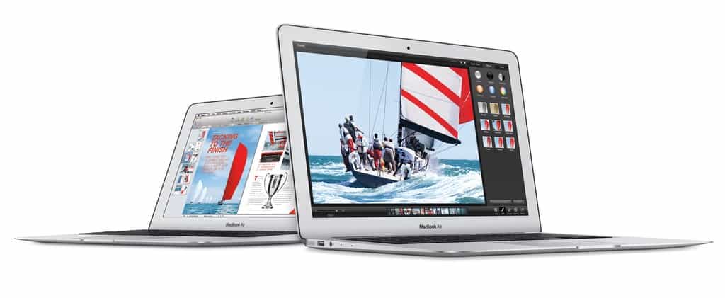 Selon les dernières rumeurs, Apple pourrait profiter de la conférence qu’il organise lundi 9 mars pour dévoiler un nouveau MacBook Air équipé d’un écran 12 pouces Retina et d’un clavier bord à bord. © Apple