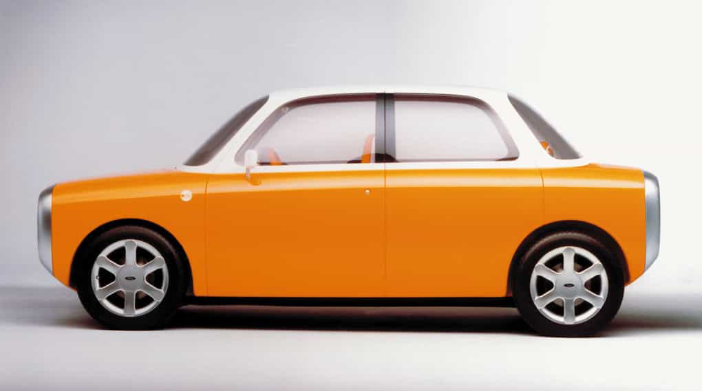 Ceci n’est pas une photo volée de la supposée « iCar » d’Apple, mais un concept imaginé par le designer Marc Newson pour Ford. Or, ce dernier a été recruté l’année dernière par Apple… © Marc Newson