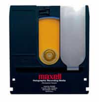 Prototype de disque HVD par Maxell.