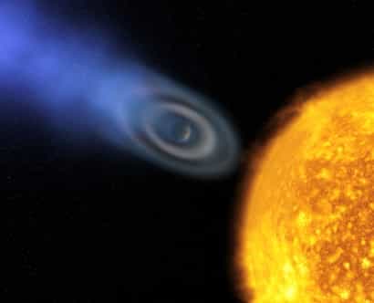 Exo-planète Osiris HD249458B découverte par HubbleCrédit : ESA