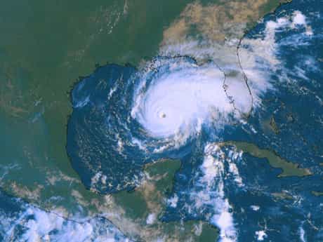 Le cyclone Rita.