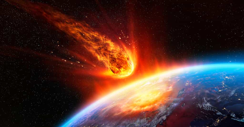 De nouveaux travaux concluent que le risque d’impact d’un astéroïde de plus d’un kilomètre de diamètre dans les 1 000 ans qui viennent est faible. © Romolo Tavani, Adobe Stock