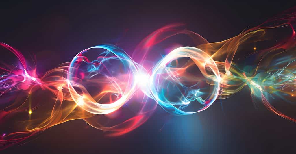 Des chercheurs de l’université de Rochester (États-Unis) viennent d’observer l’intrication quantique entre des quarks top. © HijabZohra, Adobe Stock