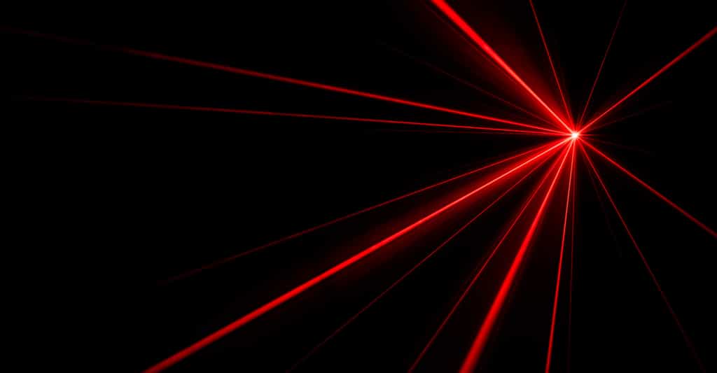 Les travaux d’un physicien de l’université de Californie à Riverside (États-Unis) pourraient aider à concevoir enfin un laser qui — à l’image de ce que fait un laser classique dans le visible — produirait des rayons gamma cohérents. © donatas1205, Adobe Stock